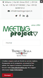 Mobile Screenshot of meetingproject.it
